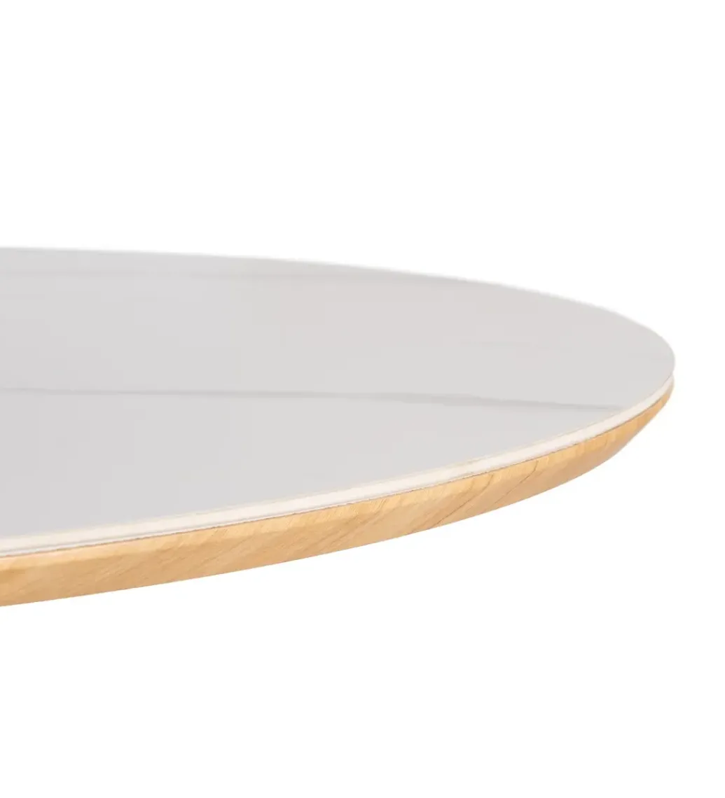 Stół QUFEK 180 cm naturalny blat ceramika*Zona-Design Online