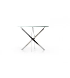 Stół RAYMOND 100 cm transparentny*Halmar Clearance