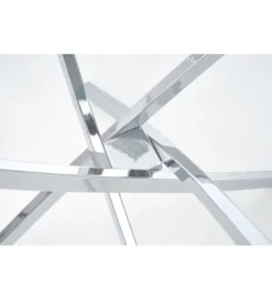 Stół RAYMOND 100 cm transparentny*Halmar Clearance