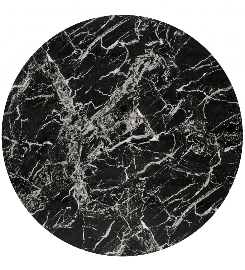 Stół RAYMOND II 100 cm w optyce czarnego marmuru*Halmar Outlet