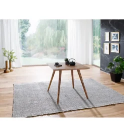 Stół REPA 80 cm drewno shesham*WOHNLING, GERMANY Hot