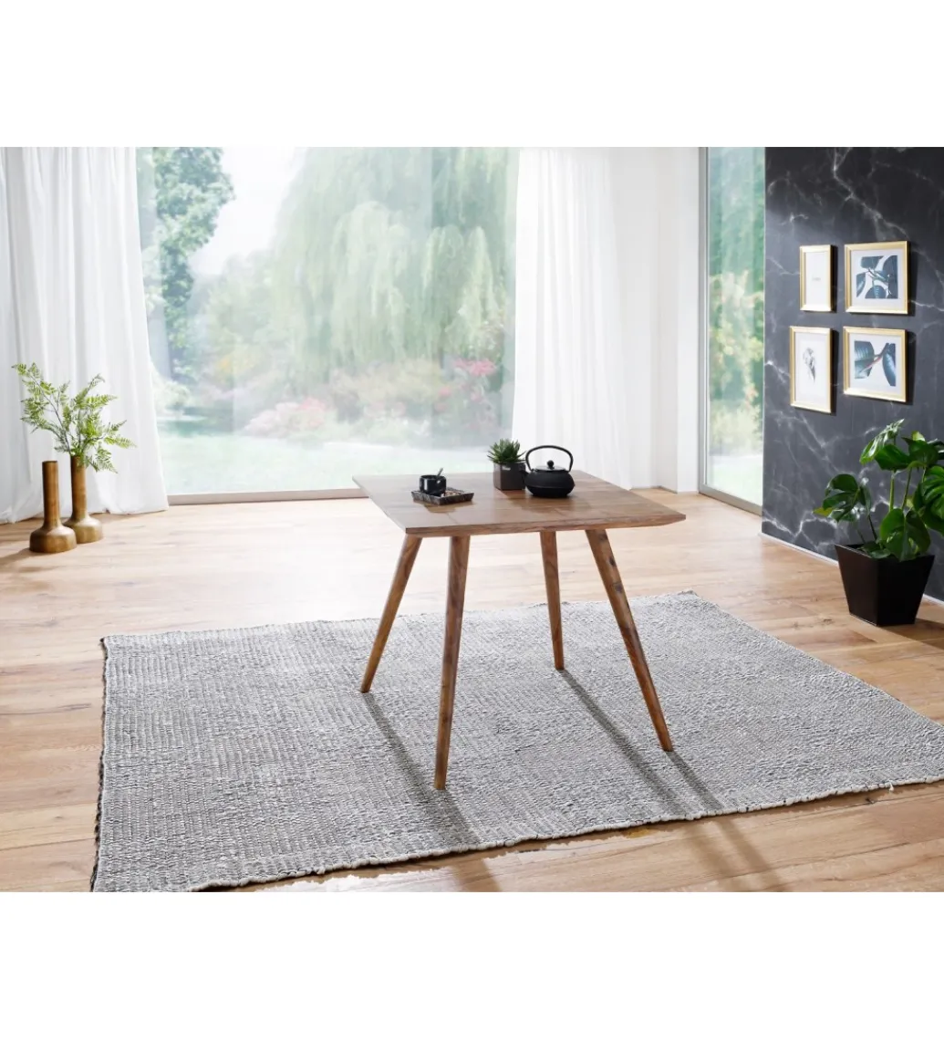 Stół REPA 80 cm drewno shesham*WOHNLING, GERMANY Hot