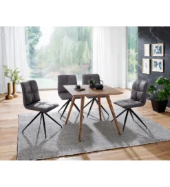 Stół REPA 80 cm drewno shesham*WOHNLING, GERMANY Hot