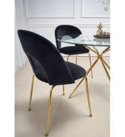 Stół RONDO 100 cm transparentny*Halmar Outlet