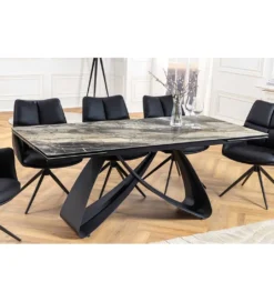 Stół rozkładany AMININ 180 cm - 260 cm ceramika w optyce marmuru*Invicta Interior Sale