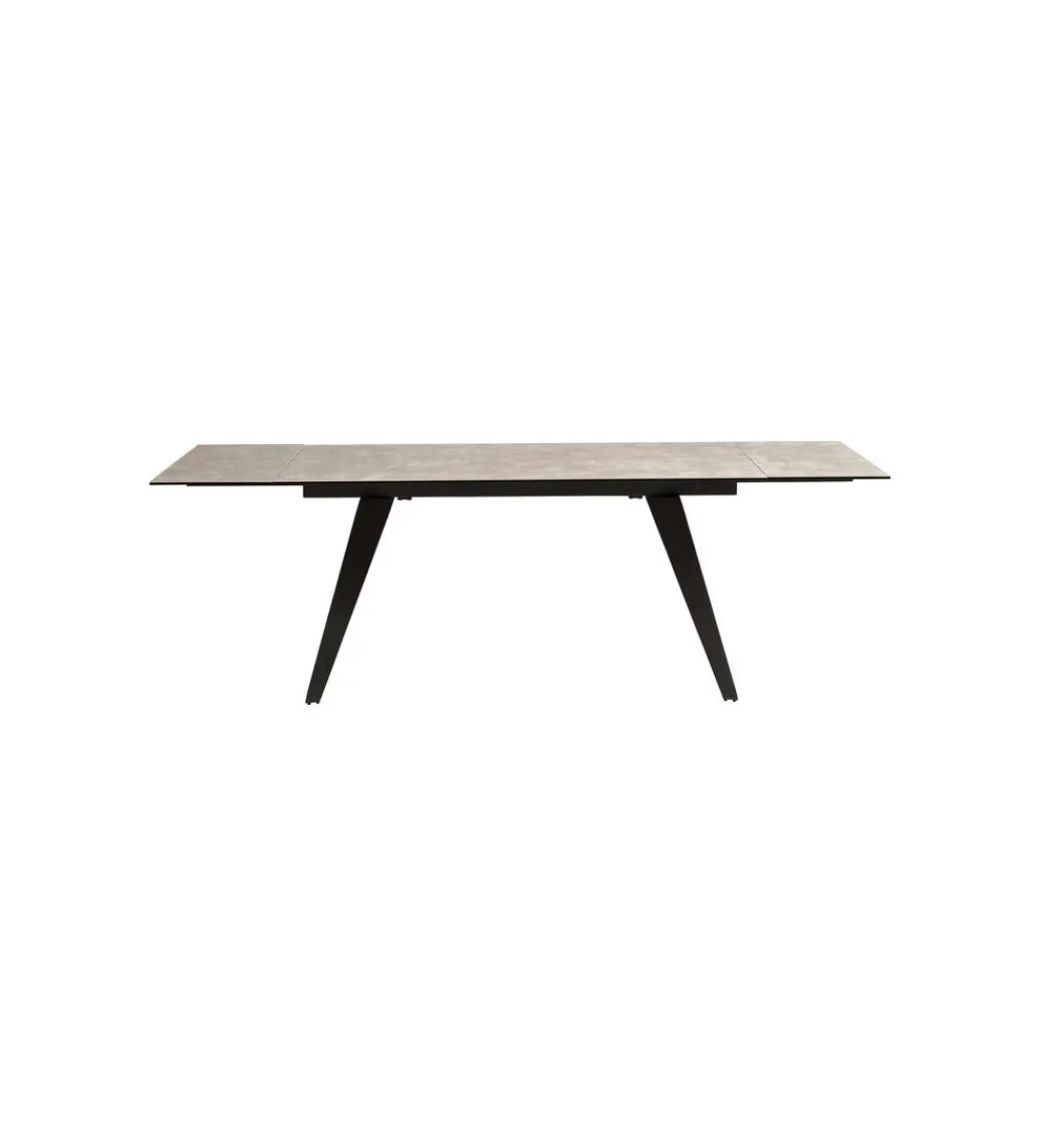Stół rozkładany AMSTERDAM od 160 do 240 cm ceramika czarna szkło*KDesign Clearance