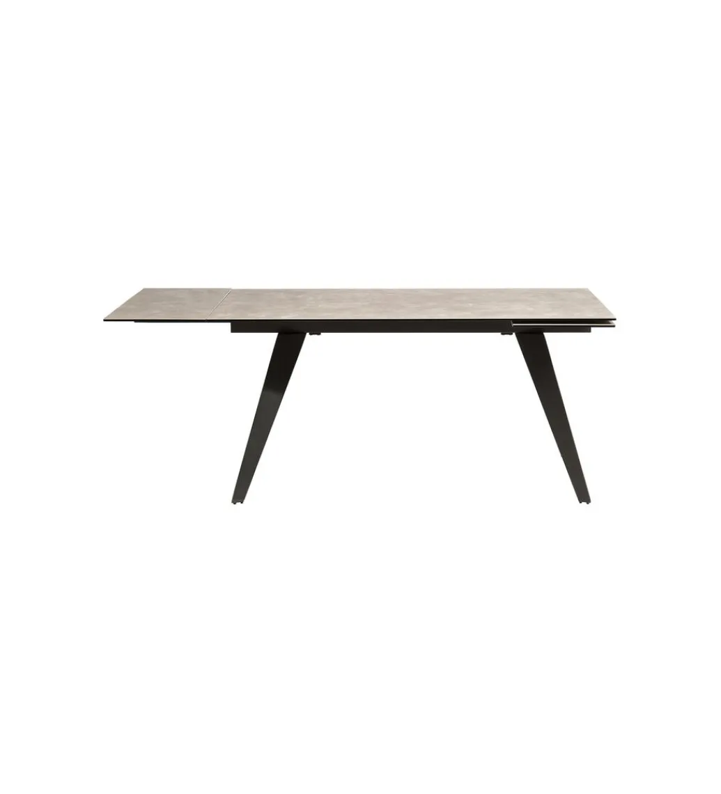 Stół rozkładany AMSTERDAM od 160 do 240 cm ceramika czarna szkło*KDesign Clearance