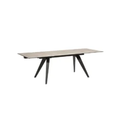 Stół rozkładany AMSTERDAM od 160 do 240 cm ceramika czarna szkło*KDesign Clearance