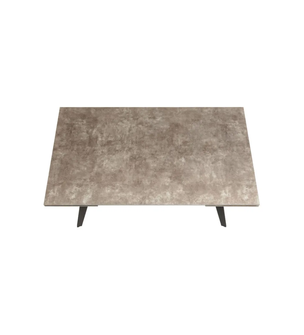 Stół rozkładany AMSTERDAM od 160 do 240 cm ceramika czarna szkło*KDesign Clearance