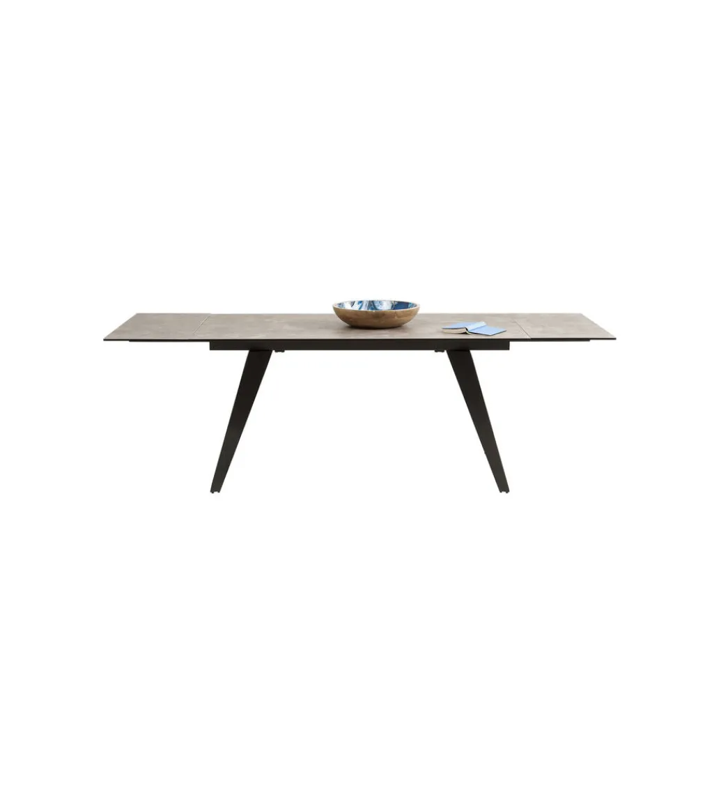 Stół rozkładany AMSTERDAM od 160 do 240 cm ceramika czarna szkło*KDesign Clearance