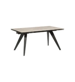 Stół rozkładany AMSTERDAM od 160 do 240 cm ceramika czarna szkło*KDesign Clearance