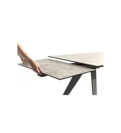 Stół rozkładany AMSTERDAM od 160 do 240 cm ceramika czarna szkło*KDesign Clearance