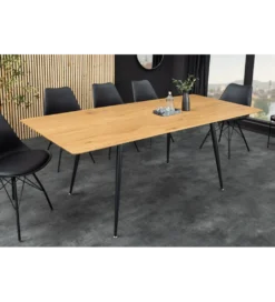 Stół rozkładany APARTMENT od 120 do 160 cm naturalny*Invicta Interior