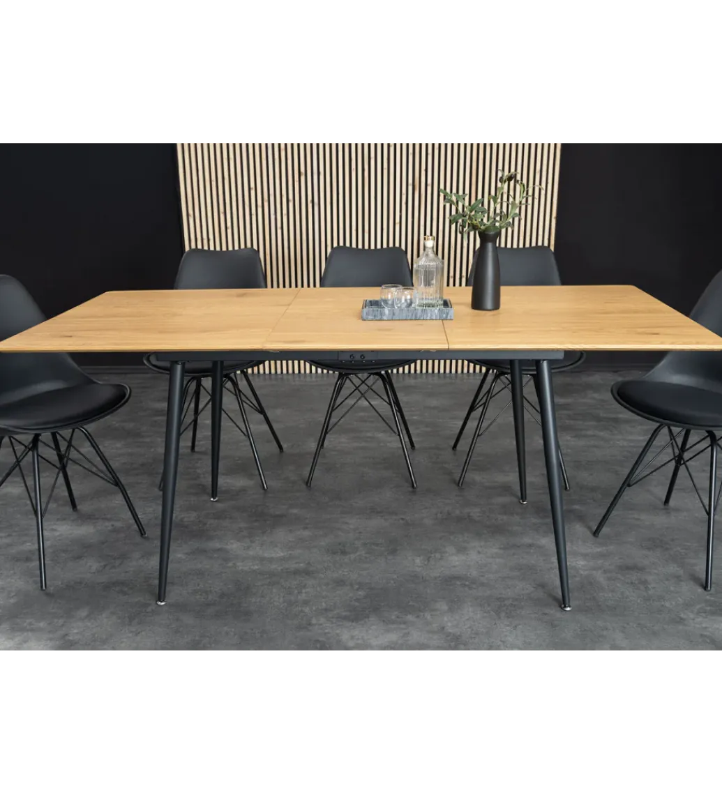 Stół rozkładany APARTMENT od 120 do 160 cm naturalny*Invicta Interior