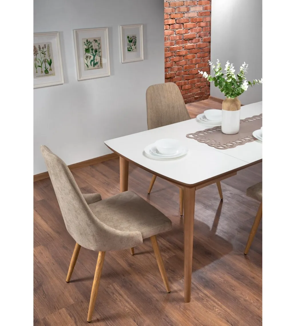Stół rozkładany BARRET 90 cm - 190 cm biały*Halmar Outlet