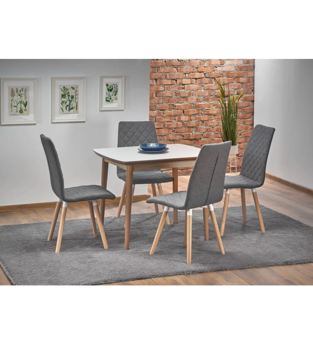 Stół rozkładany BARRET 90 cm - 190 cm biały*Halmar Outlet