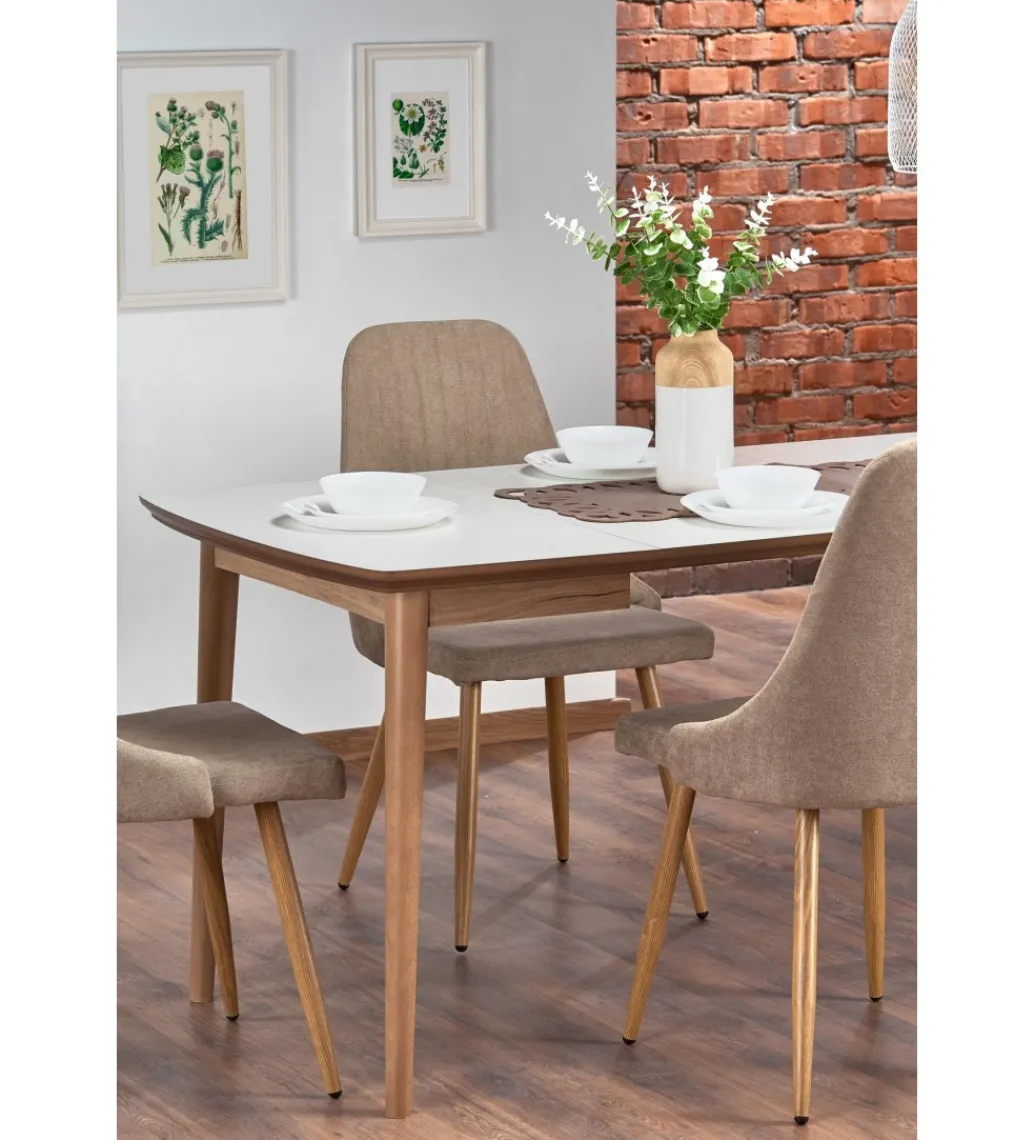 Stół rozkładany BARRET 90 cm - 190 cm biały*Halmar Outlet