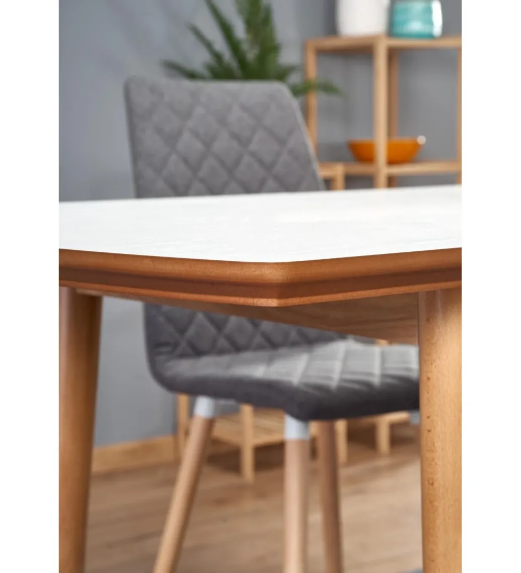 Stół rozkładany BARRET 90 cm - 190 cm biały*Halmar Outlet