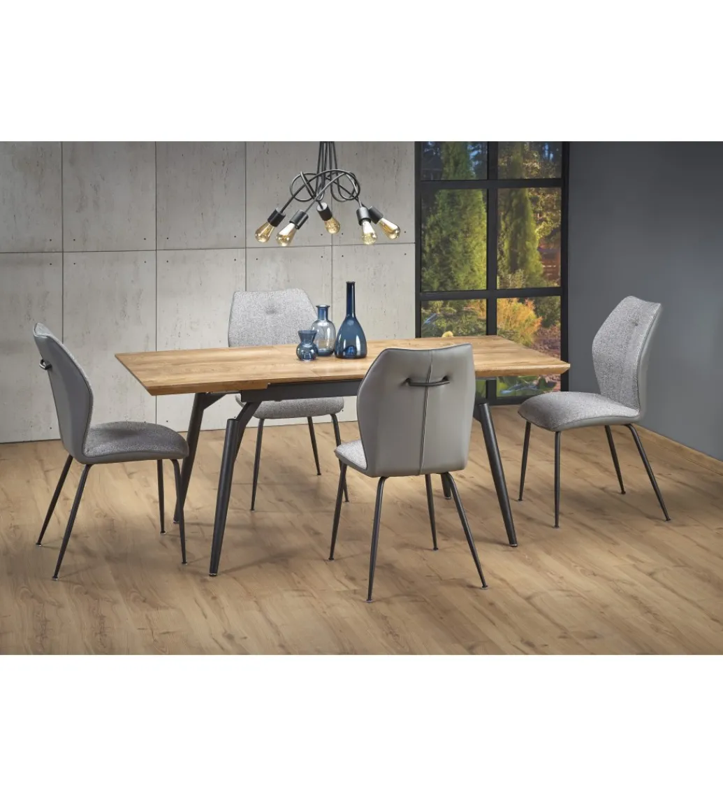 Stół rozkładany CAMBELL 140 cm - 180 cm w kolorze dąb naturalny*Halmar Outlet