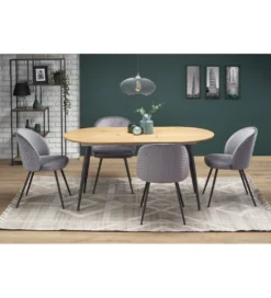 Stół rozkładany COLORADO 120 cm - 160 cm w kolorze dąb złoty*Halmar Clearance