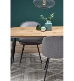 Stół rozkładany COLORADO 120 cm - 160 cm w kolorze dąb złoty*Halmar Clearance
