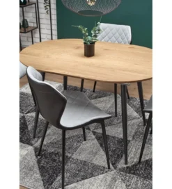Stół rozkładany COLORADO 120 cm - 160 cm w kolorze dąb złoty*Halmar Clearance