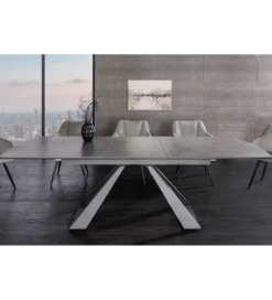 Stół rozkładany CONCORD 180 do 230 cm ceramika marmurowy grafitowy*Invicta Interior Best