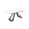 Stół rozkładany CONCORD 180 do 230 cm ceramika w optyce białego marmuru*Invicta Interior Best