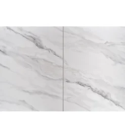 Stół rozkładany DANCAN 160 cm - 220 cm ceramika w optyce białego marmuru*Halmar Discount