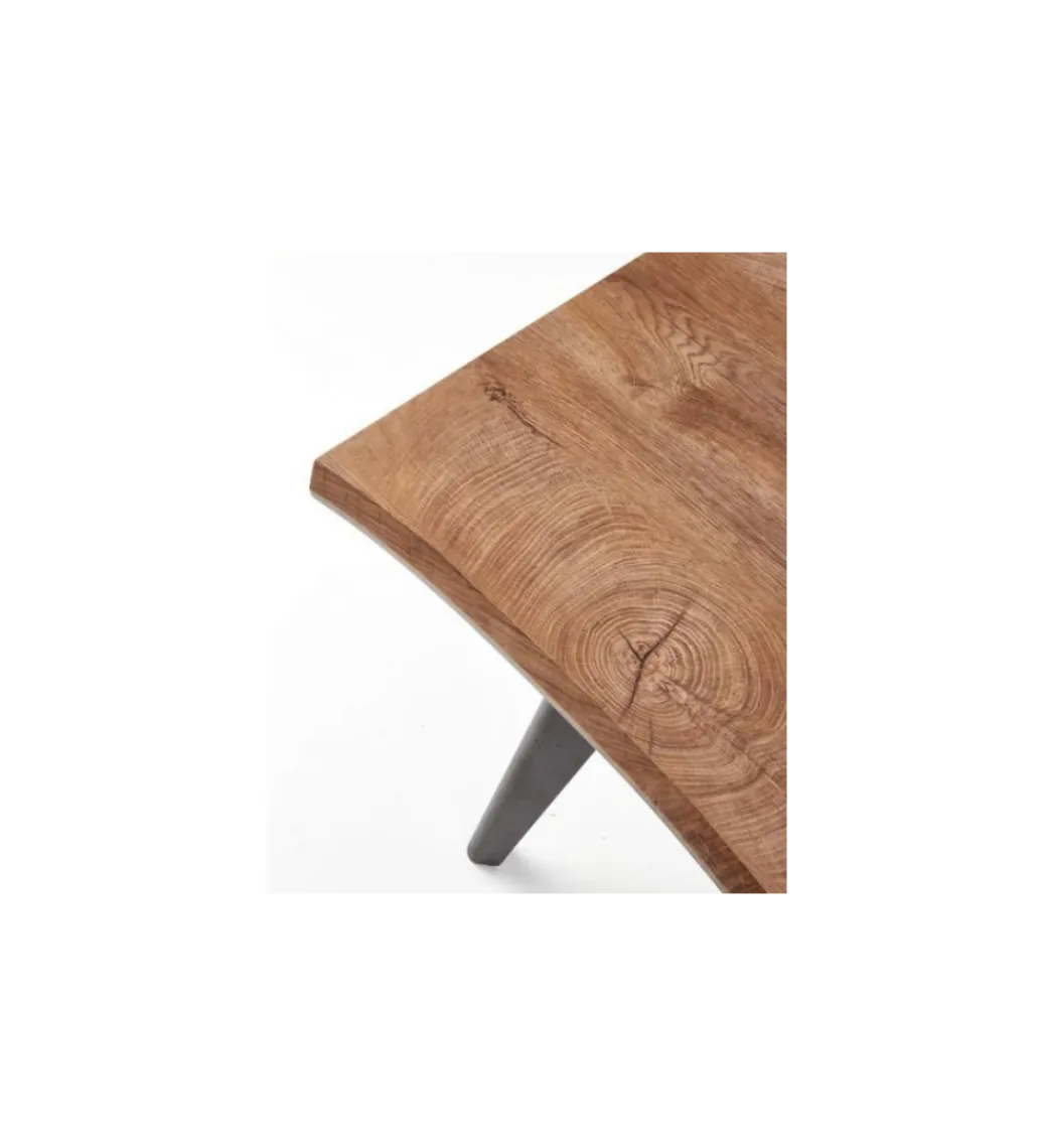 Stół rozkładany DICKSON 120 cm - 180 cm w optyce dąb naturalny*Halmar New