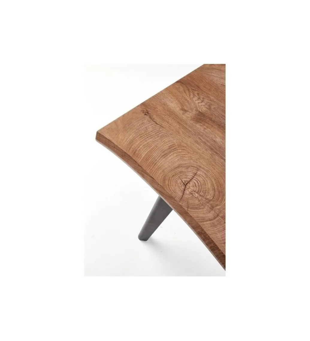 Stół rozkładany DICKSON 120 cm - 180 cm w optyce dąb naturalny*Halmar New