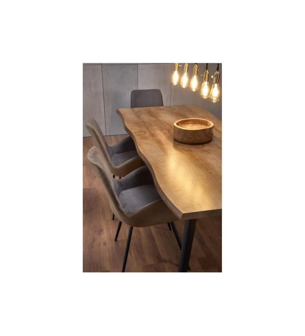 Stół rozkładany DICKSON 120 cm - 180 cm w optyce dąb naturalny*Halmar New