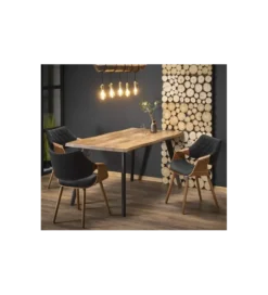 Stół rozkładany DICKSON 120 cm - 180 cm w optyce dąb naturalny*Halmar New