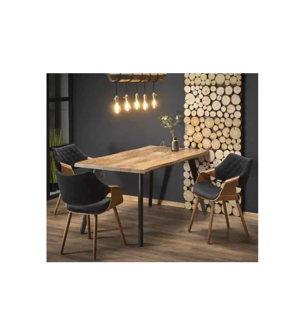 Stół rozkładany DICKSON 120 cm - 180 cm w optyce dąb naturalny*Halmar New