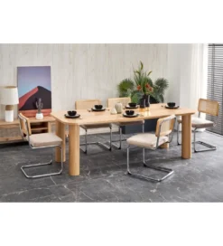 Stół rozkładany ELEFANTE 160 cm - 240 cm w kolorze dąb naturalny*Halmar Outlet