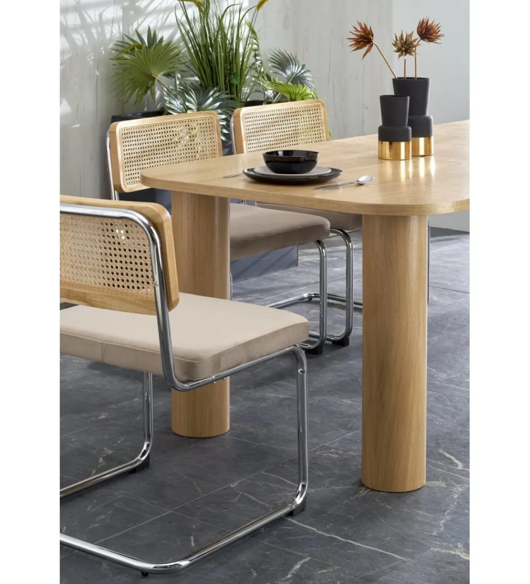 Stół rozkładany ELEFANTE 160 cm - 240 cm w kolorze dąb naturalny*Halmar Outlet