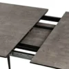 Stół rozkładany ESTANDNO od 120 do 160 cm szary czarny*Zona-Design New