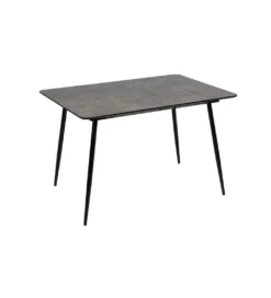 Stół rozkładany ESTANDNO od 120 do 160 cm szary czarny*Zona-Design New