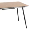 Stół rozkładany ESTANDNO od 120 do 160 cm naturalny czarny*Zona-Design Discount