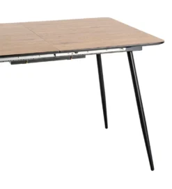 Stół rozkładany ESTANDNO od 120 do 160 cm naturalny czarny*Zona-Design Discount