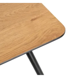 Stół rozkładany ESTANDNO od 120 do 160 cm naturalny czarny*Zona-Design Discount