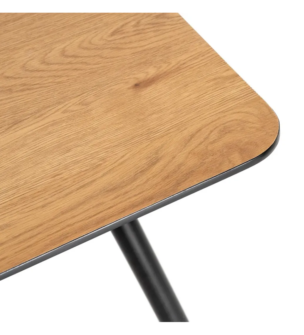 Stół rozkładany ESTANDNO od 120 do 160 cm naturalny czarny*Zona-Design Discount