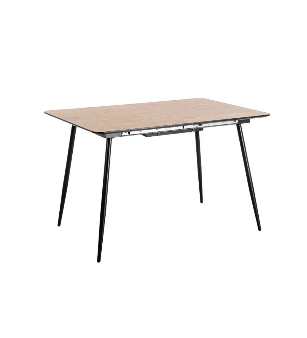 Stół rozkładany ESTANDNO od 120 do 160 cm naturalny czarny*Zona-Design Discount