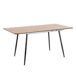 Stół rozkładany ESTANDNO od 120 do 160 cm naturalny czarny*Zona-Design Discount