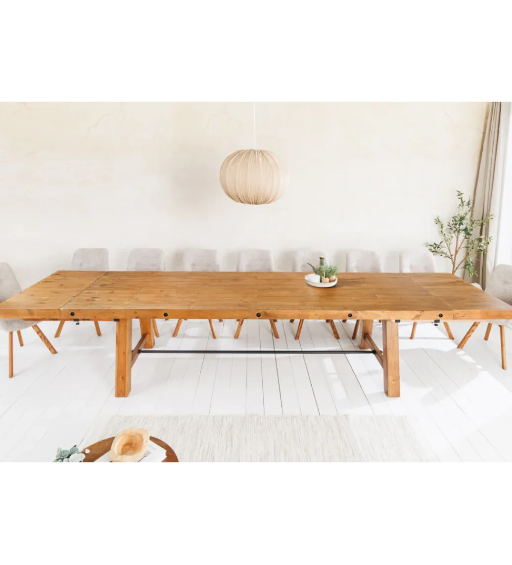 Stół rozkładany FINCA 300 do 400 cm drewno sosna*Invicta Interior Online