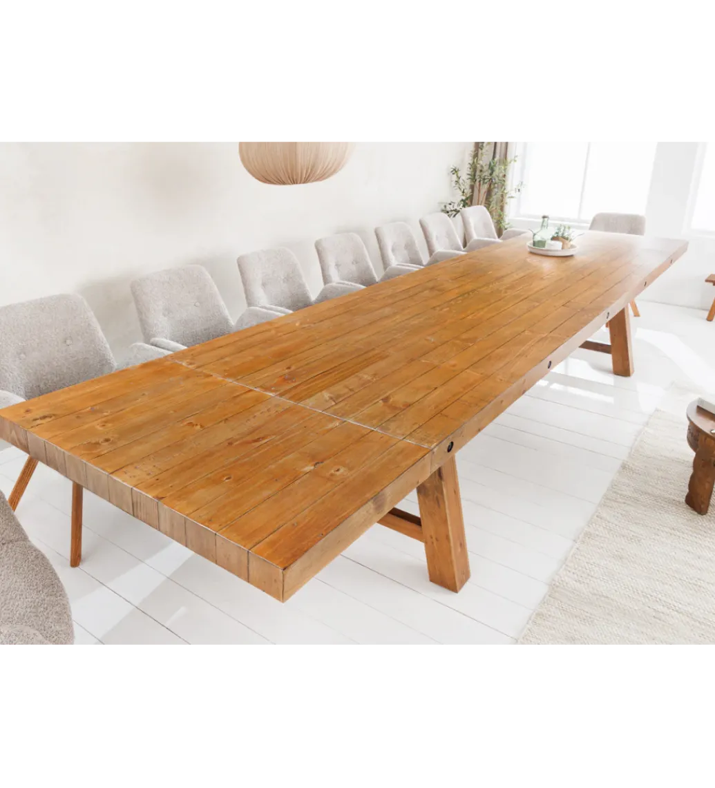 Stół rozkładany FINCA 300 do 400 cm drewno sosna*Invicta Interior Online