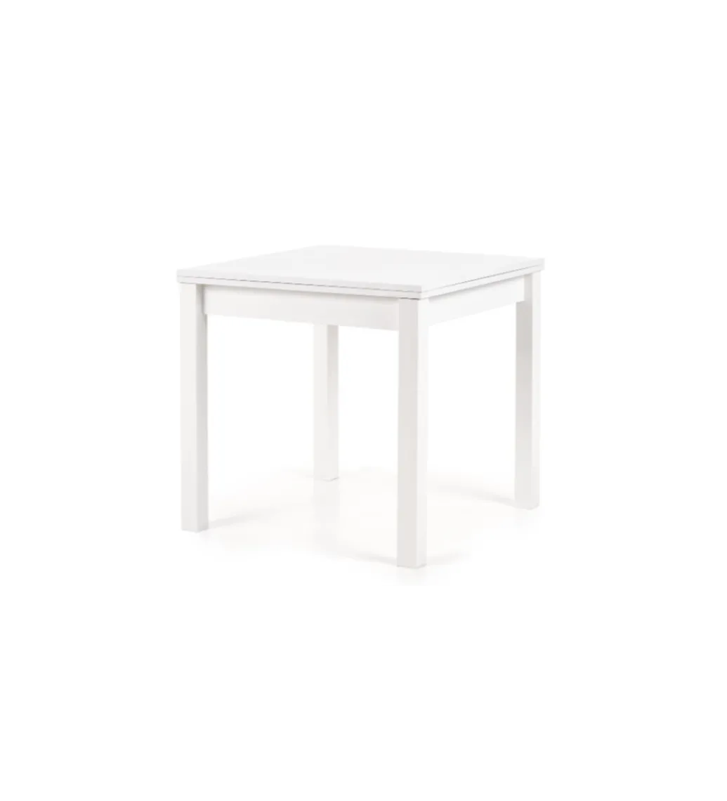 Stół rozkładany GRACJAN 80 cm - 160 cm biały*Halmar New