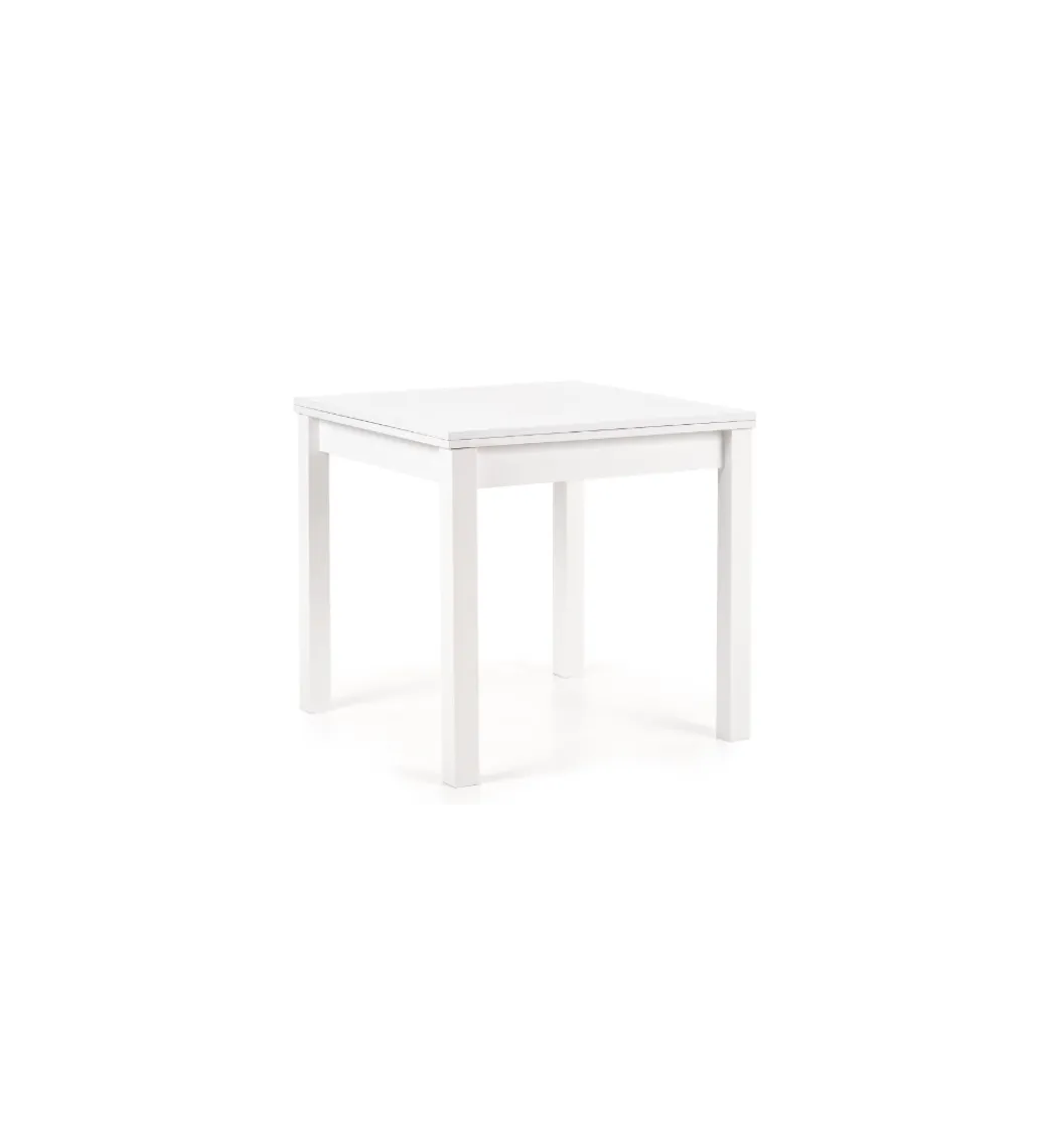 Stół rozkładany GRACJAN 80 cm - 160 cm biały*Halmar New