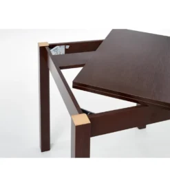 Stół rozkładany GRACJAN 80 cm - 160 cm w kolorze ciemny orzech*Halmar Sale