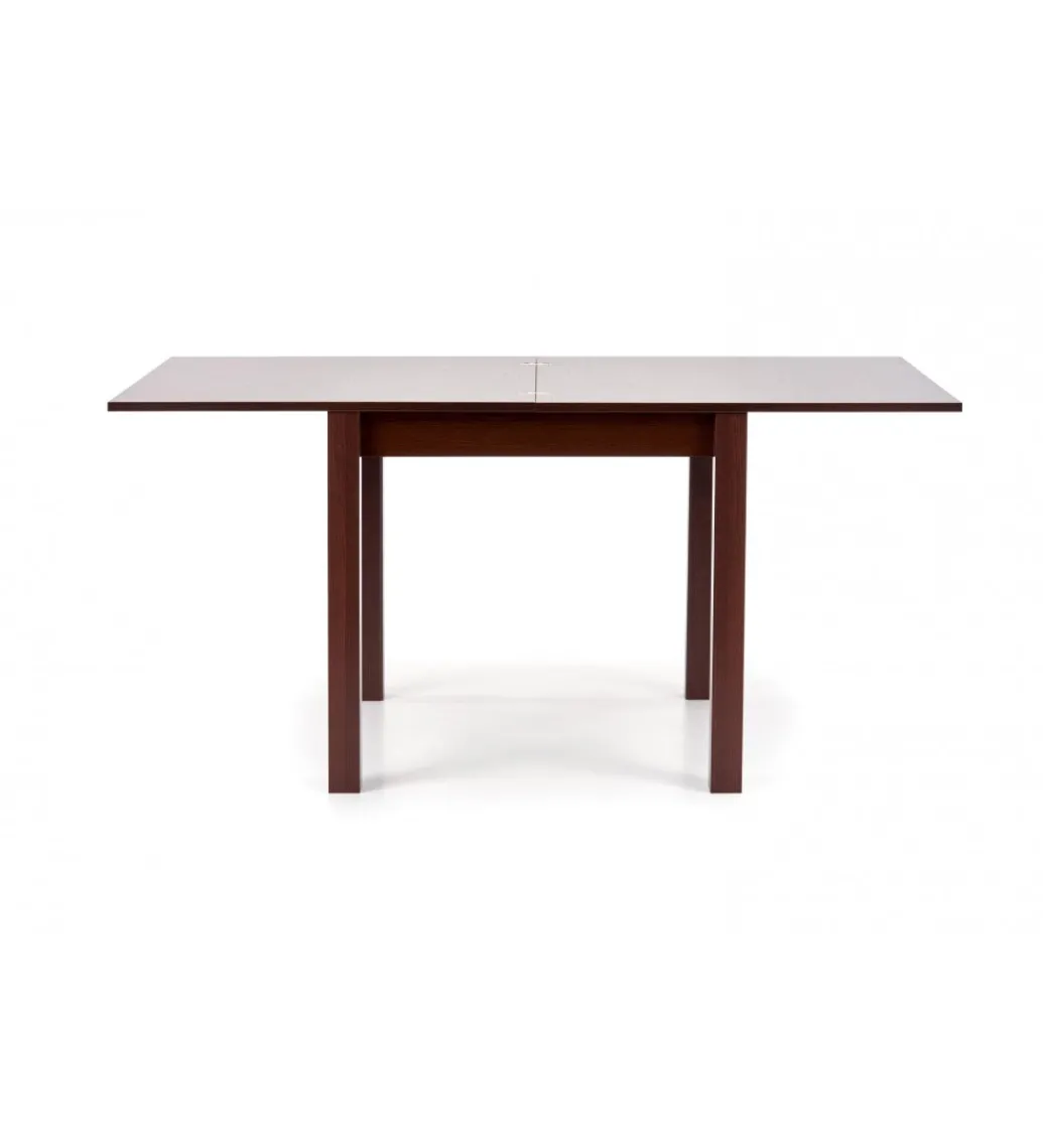 Stół rozkładany GRACJAN 80 cm - 160 cm w kolorze ciemny orzech*Halmar Sale